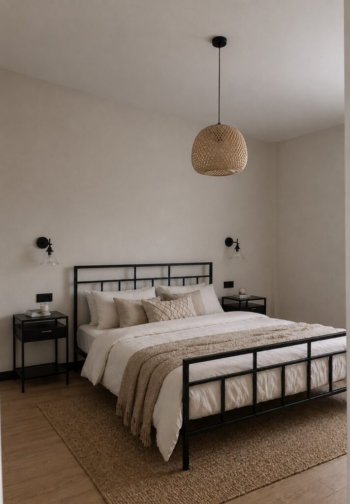 Steel bed frame