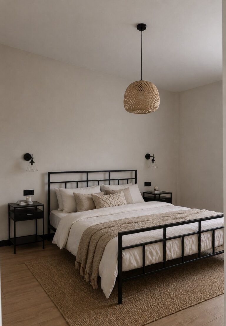Steel bed frame