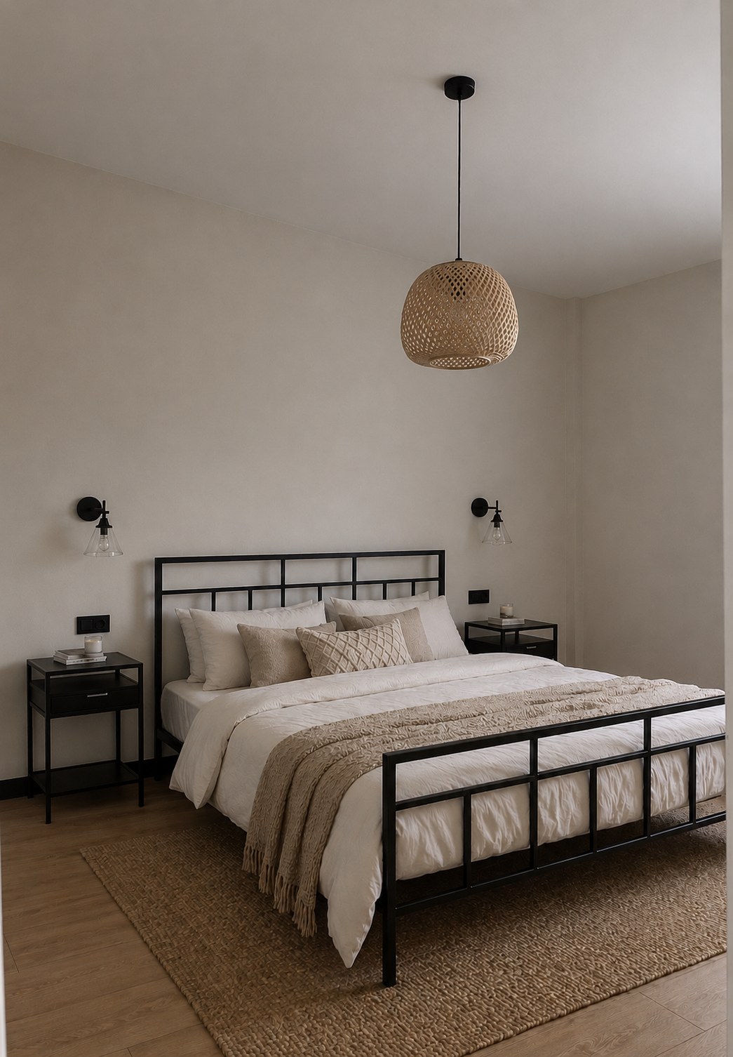 Steel bed frame