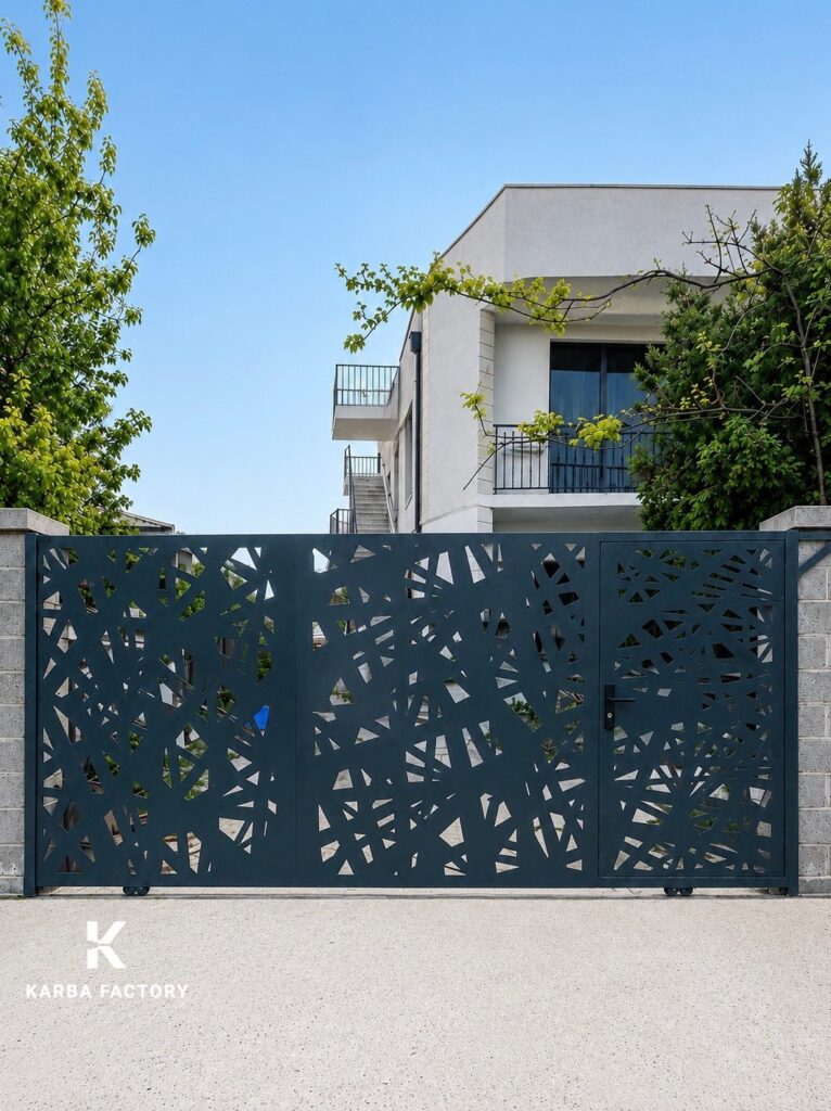 Perforated gate panel